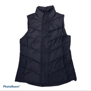 Gap | Navy Polka Dot Puffer Vest